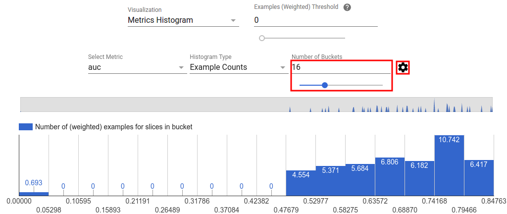 Changing metrics histogram settings